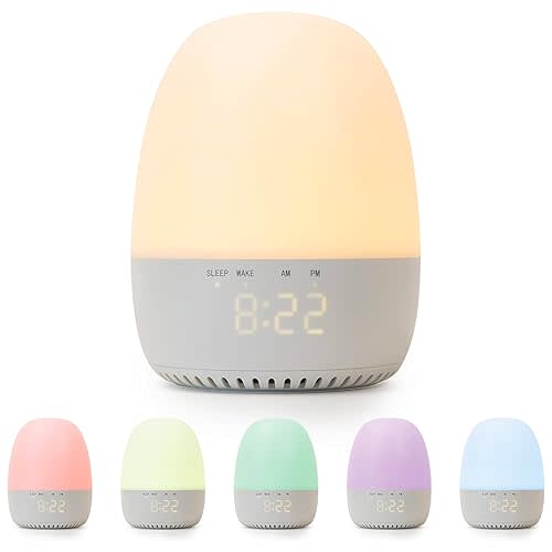 Yogasleep Light to Rise White Noise Sound Machine & Sleep Trainer with Night Light. Sleep Aid for Baby & Toddler, 30 Soothing Sounds Including Lullabies & Nature Sounds, Registry & Nursery Must Have
