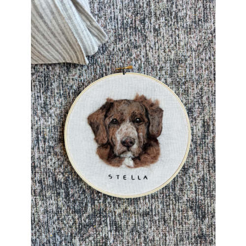Felt Pet Portrait (Embroidery Hoop) – motherlandcompany