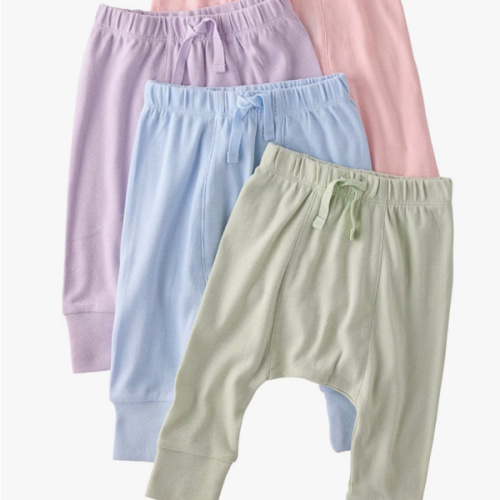0-3 Months “Haze” Butterblu Jordan 4-Pack Jogger Pants 100% Cotton Bottoms
