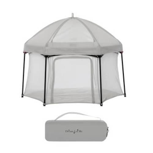 Dream On Me Onyx Playpen Set with Canopy