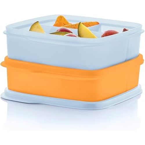Tupperware Lunch-It Portion & Go Compact 2-Lunch Box Set, Dishwasher Safe and BPA Free (2.3 Cups/550 ml)