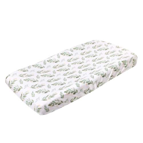 Premium Knit Diaper Changing Pad Cover - Fern