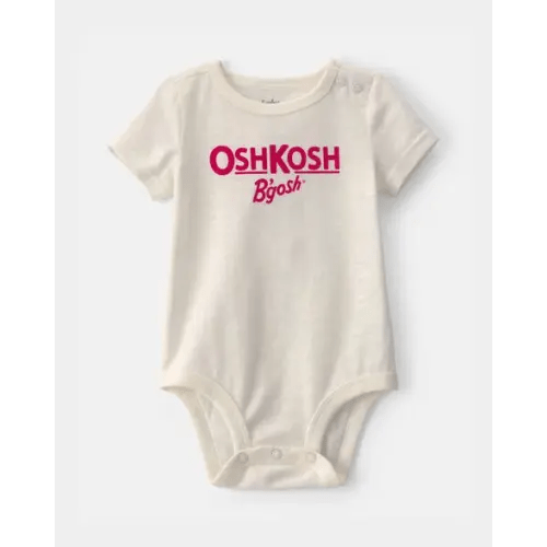 Baby OshKosh Logo Graphic Bodysuit - Ivory - OshKosh B'gosh | Carter's