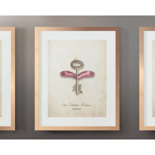Mechanica 8x10 - Flying Key Print