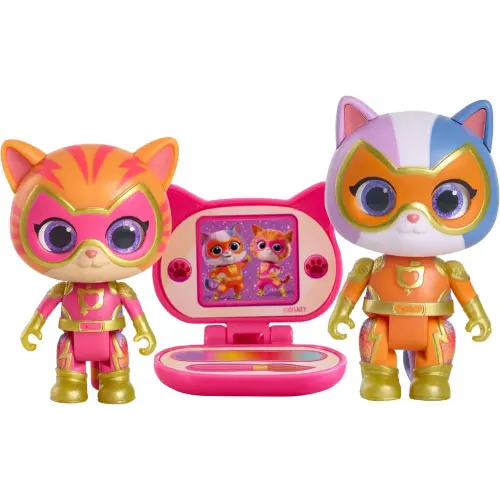 Disney Junior SuperKitties Su-Purr Charged Ginny & Buddy Figure 2-Pack