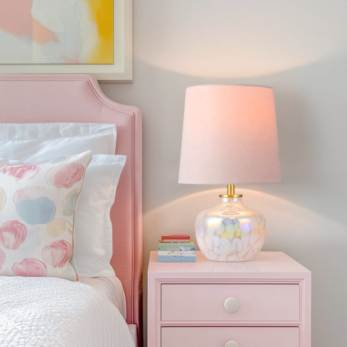 Ivy Bronx Hand-Blown Glass Table Lamp