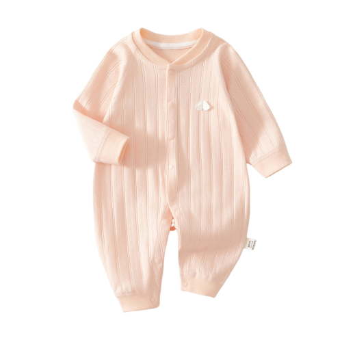 Chbgutlmr Toddler Baby Clothes Newborn Boys Girl Button up Cute Onesie Infant Long Sleeve Cotton Rompers