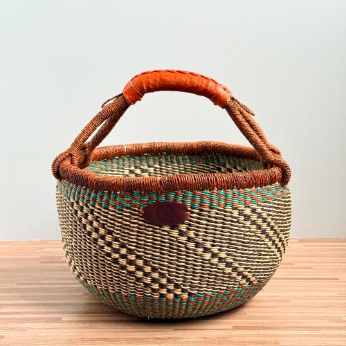 Bolga Basket Medium | Handwoven African Storage & Shopping Basket | Fair Trade Ghana
