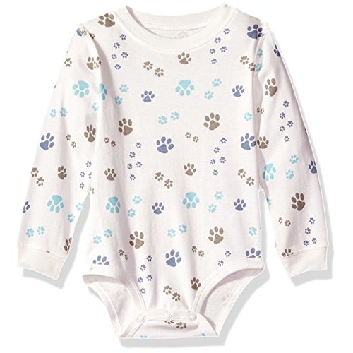 Carter's Baby Boys Single Bodysuit, Ivory, 18 Months