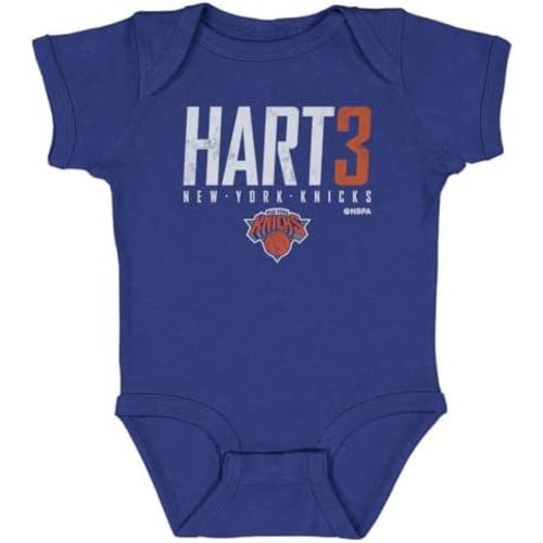 Josh Hart New York Knicks One-Piece Infant Bodysuit - Josh Hart New York Knicks Elite WHT