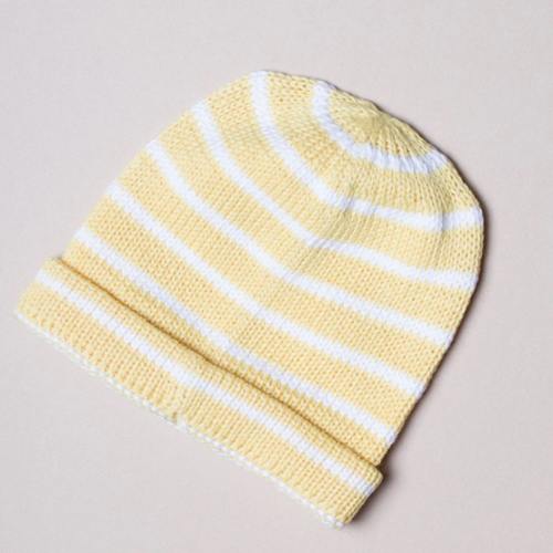 Organic Baby Hats, Handmade in Stripe Colors