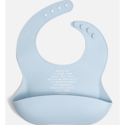 Meal Blessing Silicone Bib