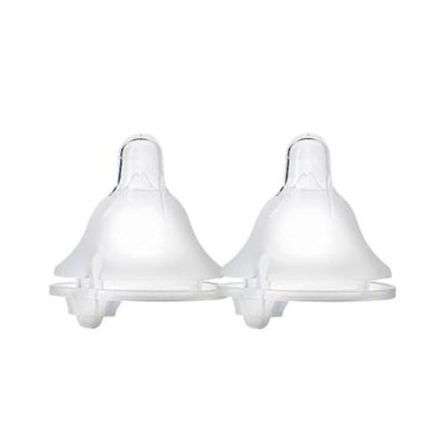 Evenflo Balance Wide Silicone Bottle Nipples - Medium Flow - 2pk
