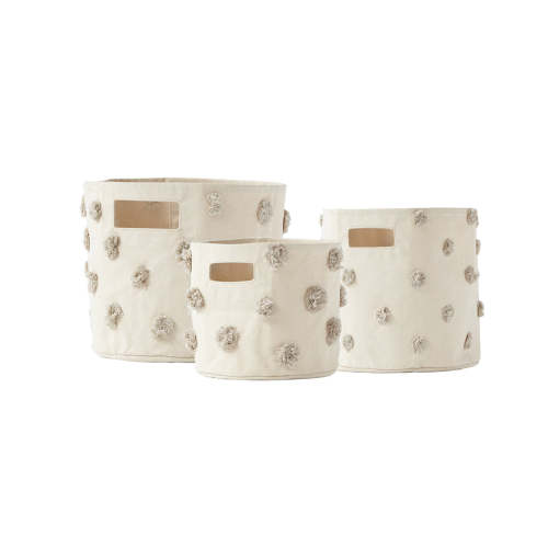 Pom Pom Storage Set - Grey