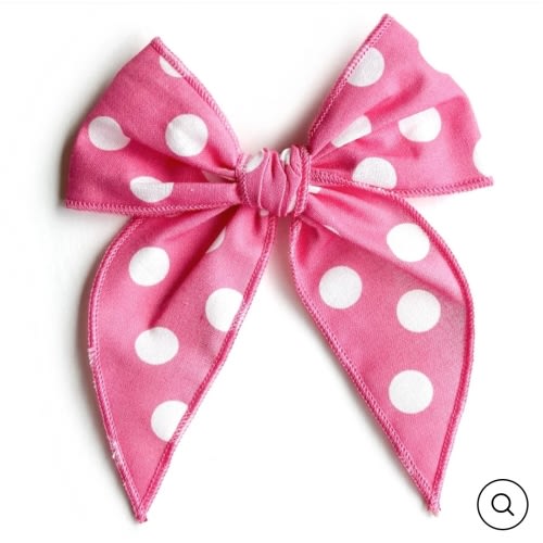 Party Girl Bow - Pink Minnie Dot