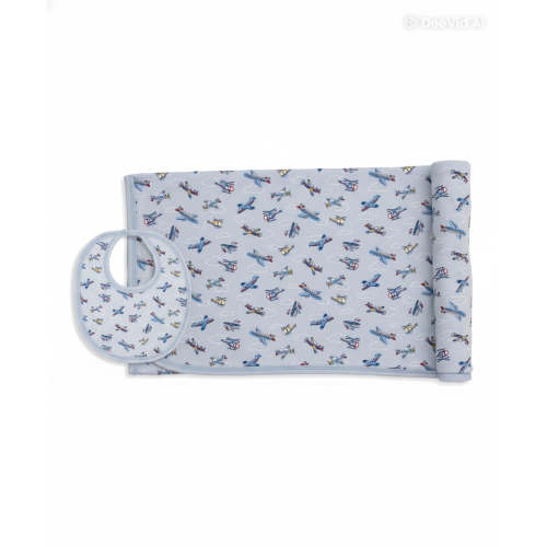 Air Adventures Blanket & Bib Set