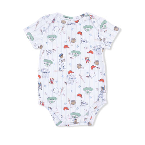 Short Sleeve Bodysuit, Home Run Baseball
