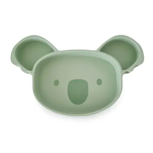 Plum Novelty Koala Plate Olive | Baby Bunting AU