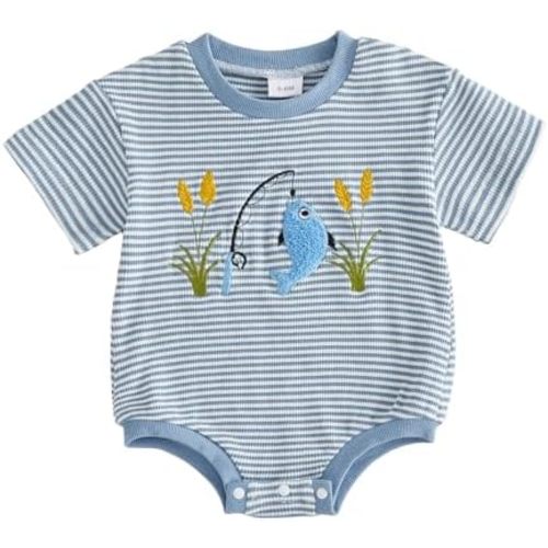 Newborn Baby Boy Girl Romper Bodysuit Cute Infant Summer Clothes