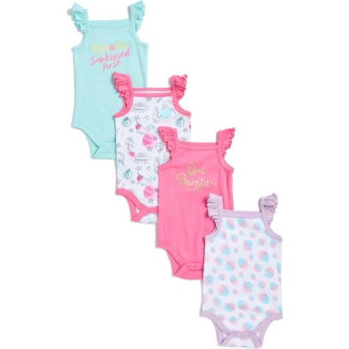 KOALA BABY 4-Pack Assorted Bodysuits | Nordstromrack
