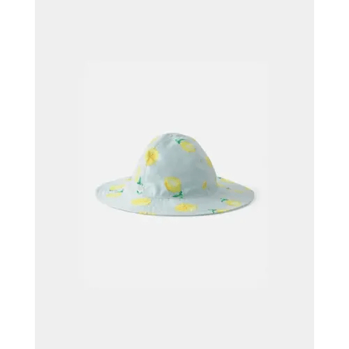 Baby Girl Reversible Lemon Swim Hat - Blue | Carter's