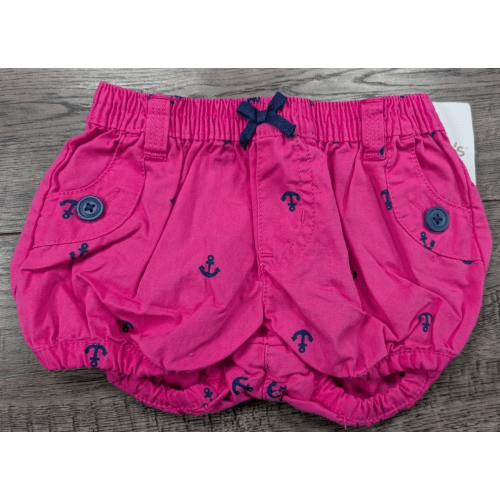 Baby Girl Clothes New Vintage Carter's 6 Month Bright Pink Anchor Shorts