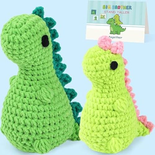 Big Brother Little Sister Dinosaur - Sibling Gift from New Baby