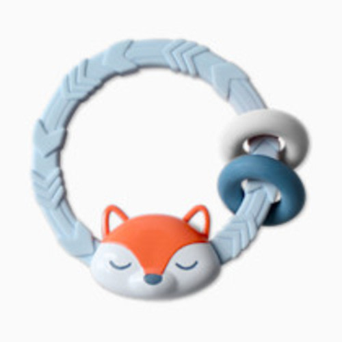 Itzy Ritzy Silicone Teether with Rattle - Fox