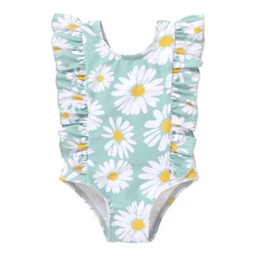 Younger Tree Baby Girl One Piece Swimsuit Toddler Sleeveless Beach Bikini Bathing Suit Swimwear for 0-3 Months