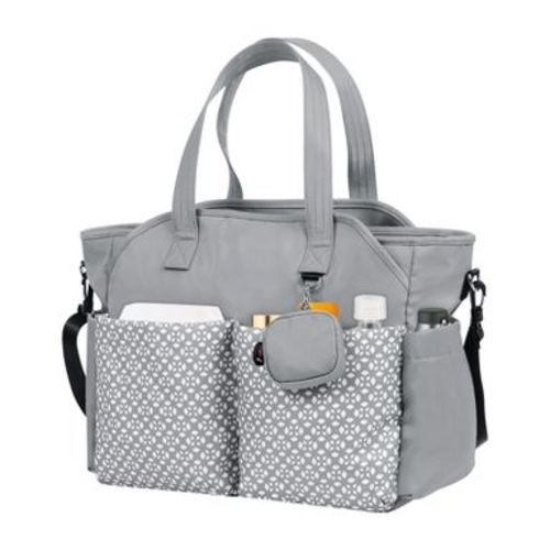 Itopfox Large Tote Diaper Bag for Baby Boys and Girls, Adjustable Shoulder Strap, Multiple Pockets, Waterproof