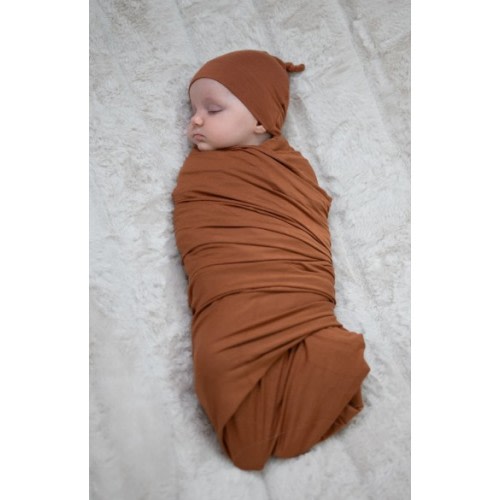 Baby Swaddle Set: Burnt Orange – Lila