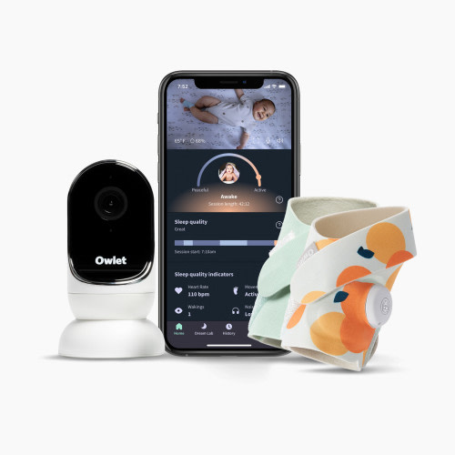 Owlet Owlet x Babylist Dream Duo with 2nd Generation Cam - Sweet Clementine