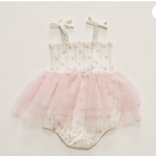 Angel Dear Infant Girls' Bow Bubble Tutu Onesie | Boot Barn