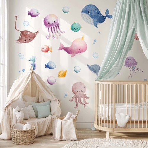 Happy Ocean Wall Decals