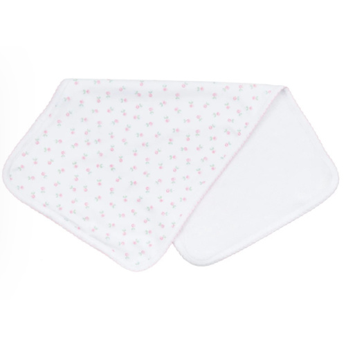 Baby Girl Floral Print Burp Cloth - Magnolia Baby Pima Cotton Juliette