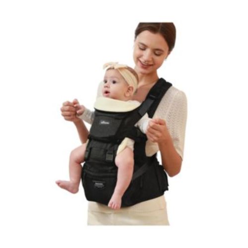 3-in-1 Ergonomic Hip Seat Baby Carrier for Newborns to Toddlers