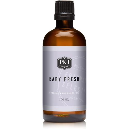 P&J Trading - Baby Fresh Scented Oil 100ml - Fragrance Oil for Candle Making, Soap Making, Diffuser Oil