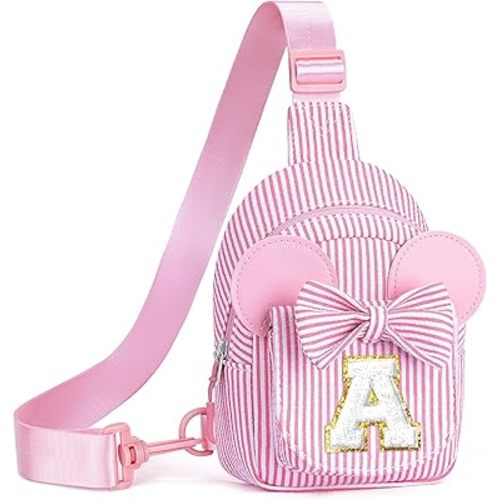 Christmas Gifts for Kids Girls - Sling Bags for Girls Kids | Initial Small Crossbody Bag Purses Girl Kid Gifts