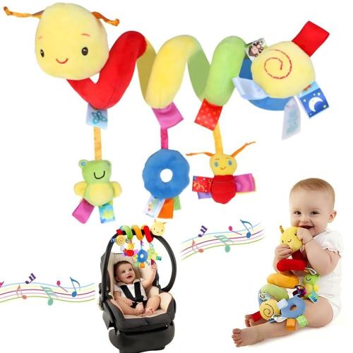 Spiral Stroller Activity Toy - Baby Sensory Toys Soft Hangin - TikTok Shop