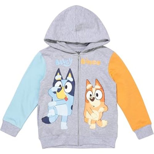 Bluey Fleece Zip-Up Hoodie Toddler to Big Kid