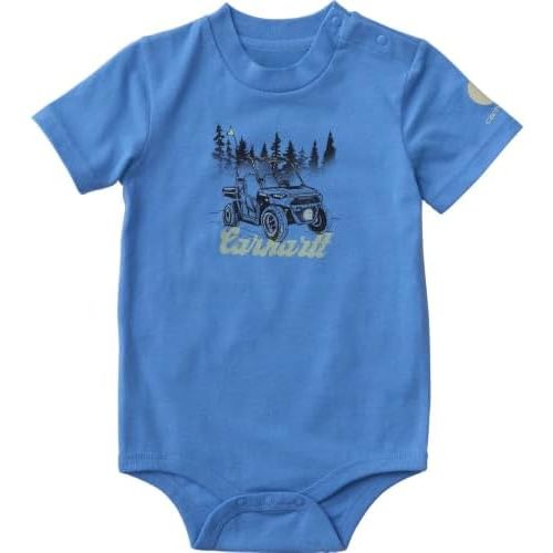 Carhartt Kid's CA6833 Short-Sleeve Outdoor Bodysuit - Boys