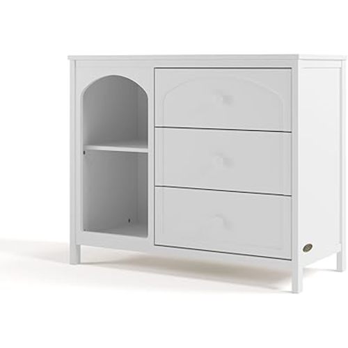 Graco Olivia 3 Drawer Combo Dresser, White