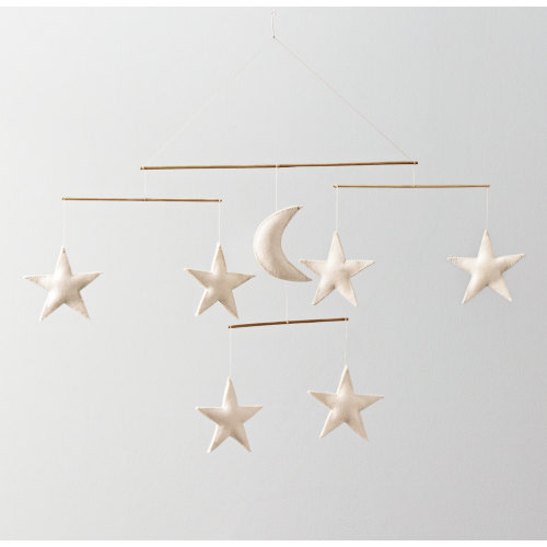 Wool Felt Night Sky Mobile | RH Baby & Child