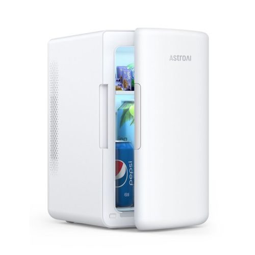 AstroAI 8 Can Mini Fridge 6 Liter Makeup Skincare Refridgerator for Dorm Room, Bedroom