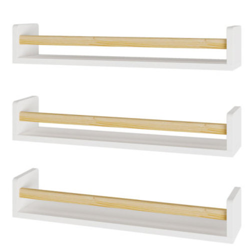 Isabelle & Max™ Edney Isabelle & Max™ 4.2'' H X 24'' W Solid Wood Paulownia Floating Shelf Kids Bookcase | Wayfair