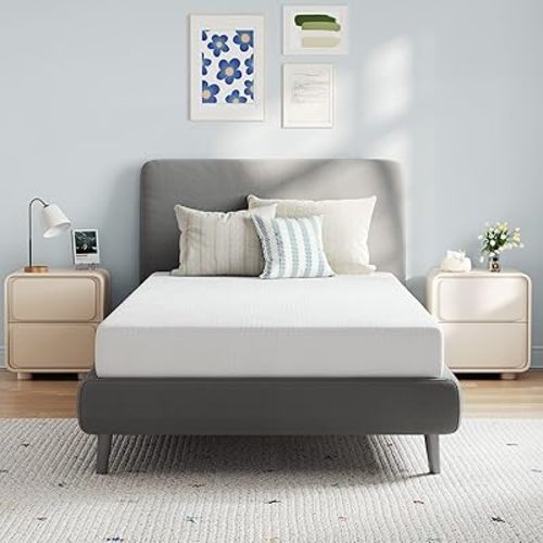 Avenco Twin Mattress, 5 Inch Twin Size Mattress, Gel Memory Foam Mattresses for Cooling Night Sleep & Pressure Relief, Colchones Fiberglass Free CertiPUR-US Certified