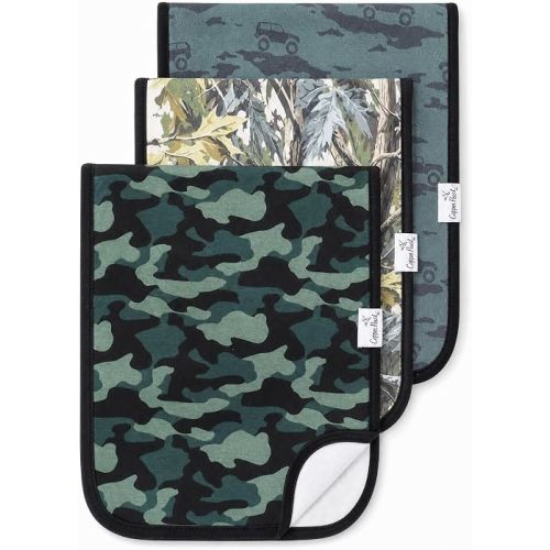 Copper Pearl Hunter Burp Cloth Set