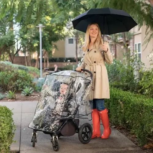 J.L. Childress Universal Stroller Rain COVER, Clear | Google Shopping