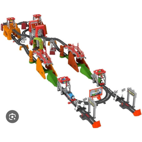 THOMAS & FRIENDS THOMAS & PERCY CARGO RACE SET Fisher Price Complete