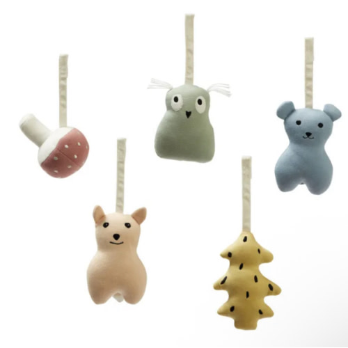 Animal Playmat Accessories - Set of 5